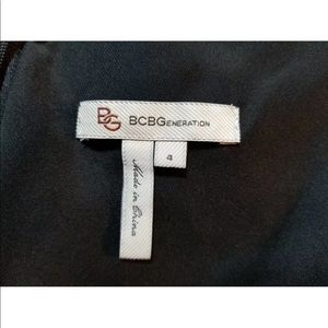 BCBGENERATION Shift Dress Black Overlay Size 4
